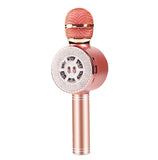Upgrade Version LED Glowing Wireless Bluetooth Microphone with Light