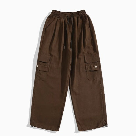 Multi-pocket Overalls, Men's Spring and Autumn Casual Pants