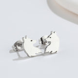 Cute Elf Animal Stud Earrings for Women – Trendy INS Style