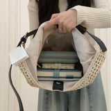 New Single Shoulder Crossbody Woven Bag