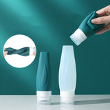 Travel Shampoo & Shower Gel Split Bottle Refillable Empty Bottle Set