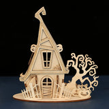 DIY Wooden Puzzle of Ghost Festival House