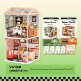 Toy Assembled Model, House Christmas Gift Building Blocks