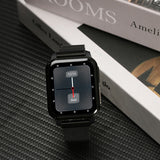 ECG, Body Temperature, Heart Rate, Blood Pressure, Oxygen, Weather, Music, Sports Smartwatch