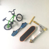 Finger Bicycle Finger Skateboard Toy Set, Vitality Board Scooter