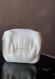 Monster Teeth, Wireless Earphone Case, Halloween Horrible Silicone Cover with Keychain