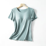 Women's Summerdale Loose-fitting Cup with Padded Chest, Blouse T-shirt