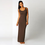 Women’s Polyester Spandex Long Skirt