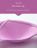 Large Size Thin Wireless Underwear Push-up Non-magnetic Bra