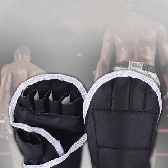 Black Sanda, Half Finger Boxing Gloves