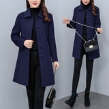 Autumn and Winter Woolen Coat for Women