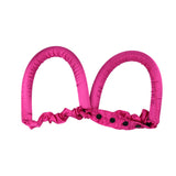 Lazy Sleep Big Wave Hair Curler, Sponge Button Type Heat-free Rubber Hair Band