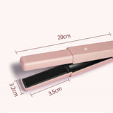 Lightweight Hair Straightener, Mini Ceramics Hair Curler, 3 Constant Temperature Portable Flat Iron, Travel Essentials