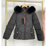 Fur Collar Fashionable Warm Jacket for Women