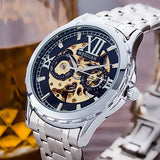 Men's Fashion Personality, Hollow Luminous Waterproof Alloy Watch