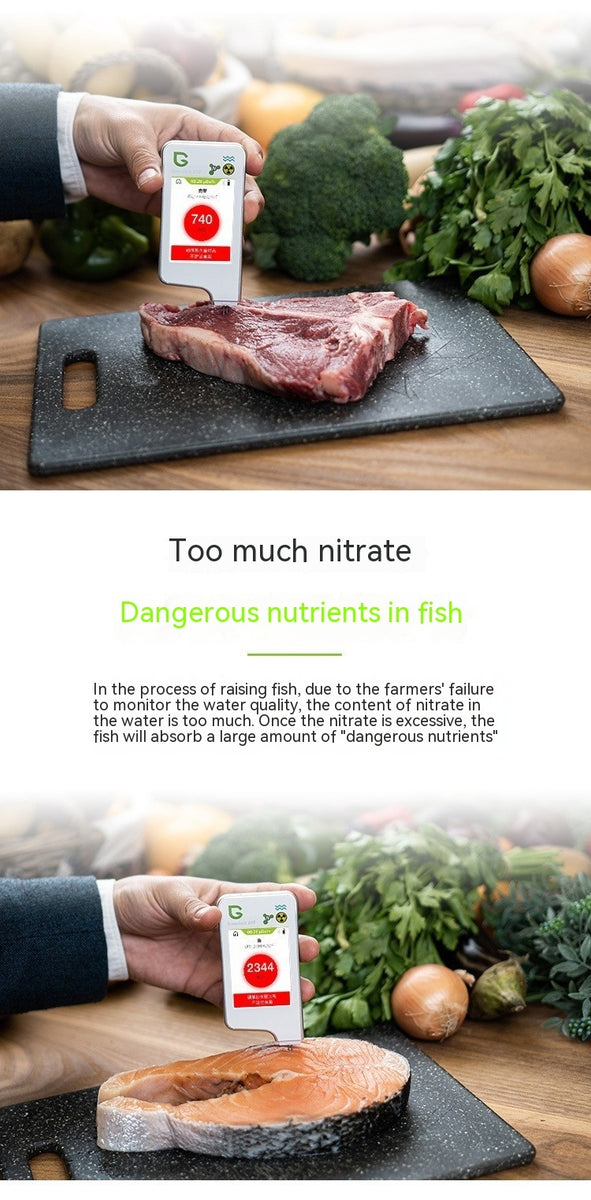 Nitrate Detector with Capacitive Touchscreen for Food Safety – Sociable ...