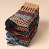 Retro Thick Line Stockings, Autumn and Winter Warm Tibetan Style