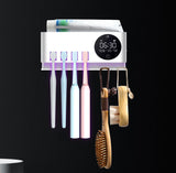 UV Toothbrush Sterilizer with Smart Toothbrush Holder Rack