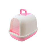 Fully Enclosed Cat Litter Box with Drawer – Odor Control & Splash-proof Design