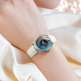 Women's Feather Waterproof Dial Belt Watch