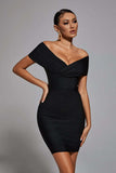 Graceful European and American, Evening Dress, Birthday Party Short Skirt