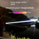 High-power Flashlight, White Laser for Outdoors