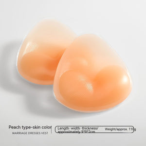 Invisible Self-adhesive Thickening Waterproof Silicone Falsies, Chest Pads