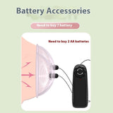 Battery Powered Breasts and Chests, Nipples Sensation, and Vibration Massager, Breast Soothing and Shaping Instrument