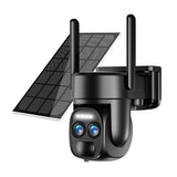 8x Zoom Solar Full Color Night Vision Surveillance Camera