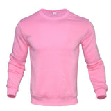 Men’s Warm Fleece-lined Crew Neck Knitwear