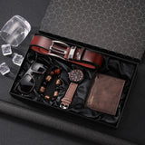 Simple Casual Men's 5-piece Quartz Watch Set