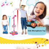 Children’s Microphone Toy with 5 Colorful Lights for Boys and Girls