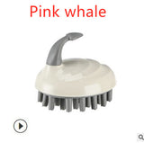 Silicone Massage Brush, Soft on Hair and Scalp