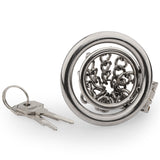 Skeletonized Chastity Lock, Potpourri Short Chain