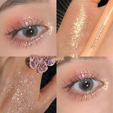 Pearlescent Brightening Skin Tone, Anti-sweat, No-smudge, Students Girls' Eye Shadow Stick