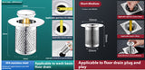 Washbasin Leaking Plug, Bounce Core Drainer Accessories with Strainer