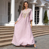 Muslim Women's Embroidered Robe Dress