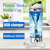 Electric USB Protein Shake Stirrer Bottle Milk Coffee Blender Kettle Sports and Fitness Charging Electric Shaker Cup