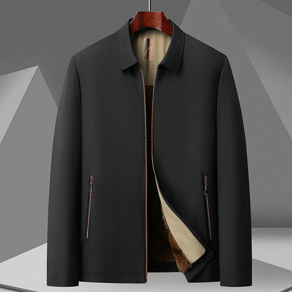 Fall Winter, Men's Fleece Padded Blazer