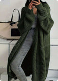Style Icon, Loose Thick Knitted Coat for Women