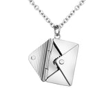 Fashion Jewelry Envelope Necklace – Women's Love Letter Pendant Gift