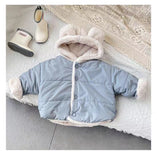 Children's Fleece-lined Furry Coat