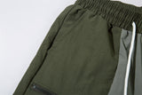 Men's Functional Outdoor, Color Contrast Patchwork Workwear Shorts