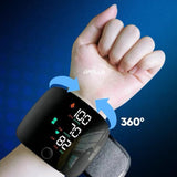 Rechargeable Wrist Blood Pressure Monitor with Touch Screen