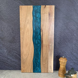 Solid Acacia Mangium Wood Cutting – Resin Head Household Chopping Board