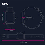Bluetooth Call 210MAH Battery, Heart Rate Blood Oxygen Monitoring Smartwatch
