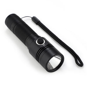Ultra-thick Aluminum Alloy, USB Rechargeable Flashlight