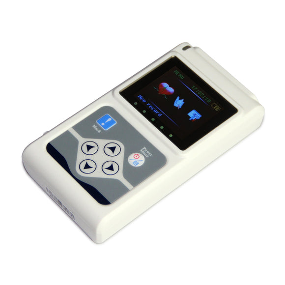 12 Channel 12 Lead EKG System, 24 Hours Multi Language Monitoring, PC SW CE FDA ECG Holter
