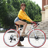 21-33 Speed Bend Put Double Disc Brake, Aluminum Alloy Road Bike or Bicycle