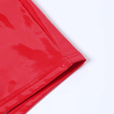 Bright Leather One-shoulder Breast-packed Hip Skirt